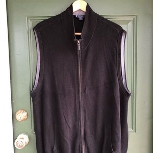 Daniel Cremieux Jackets & Coats - Black Daniel Cremieux Ribbed Sweater Vest full zip Daniel Cremieux Jackets & Coats - Black Daniel Cremieux Ribbed Sweater Vest full zip